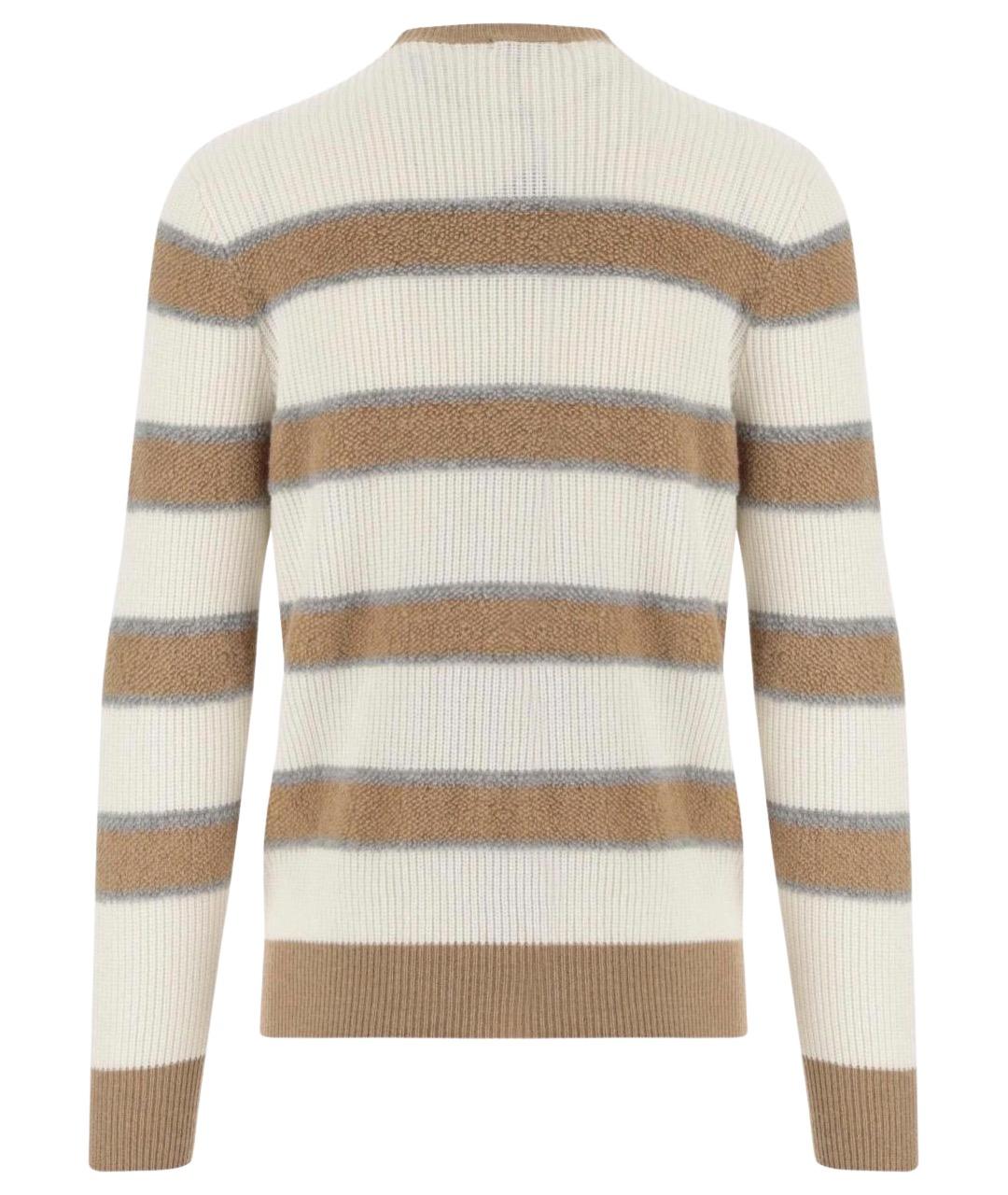 MALO Бежевый кашемировый джемпер / свитер, фото 2