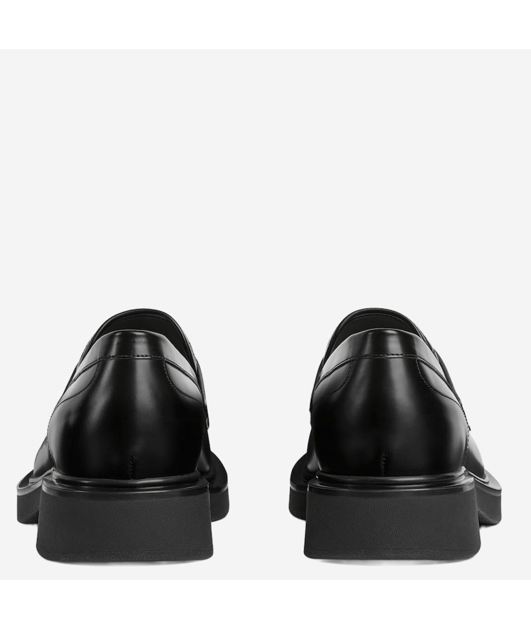 GUCCI Черные кожаные лоферы, фото 4