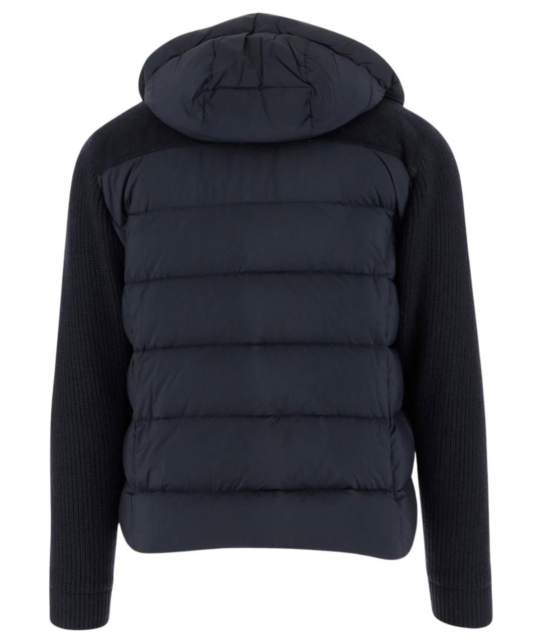 MOORER Синяя полиамидовая куртка, фото 2