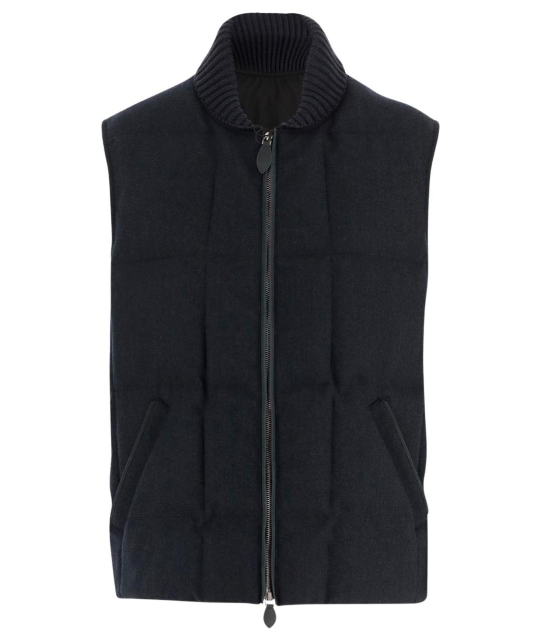 BERLUTI Черный шерстяной жилет, фото 1