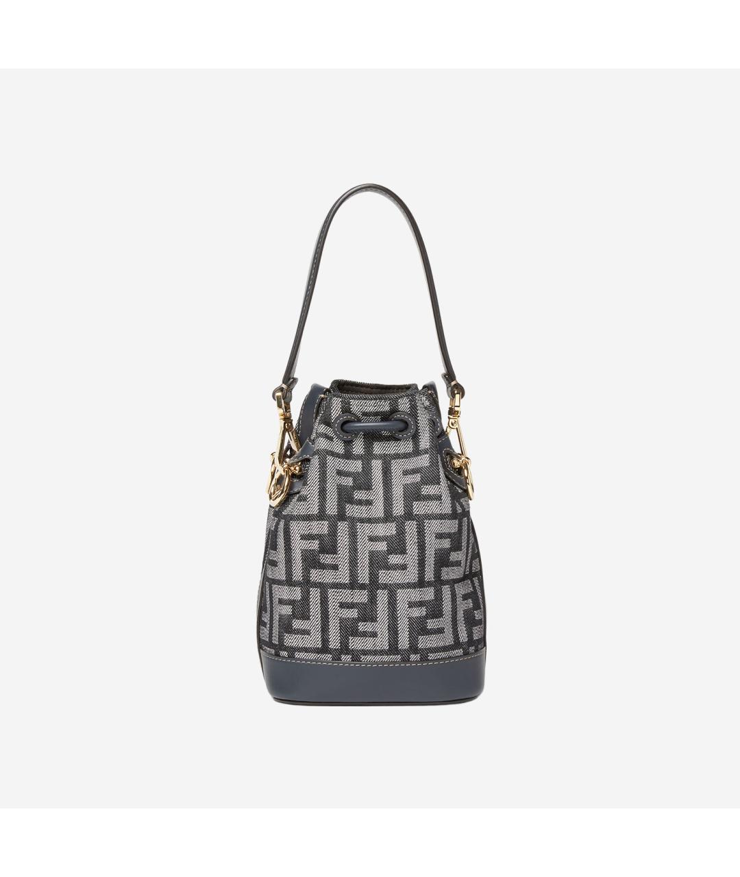 FENDI Мульти тканевая сумка с короткими ручками, фото 3