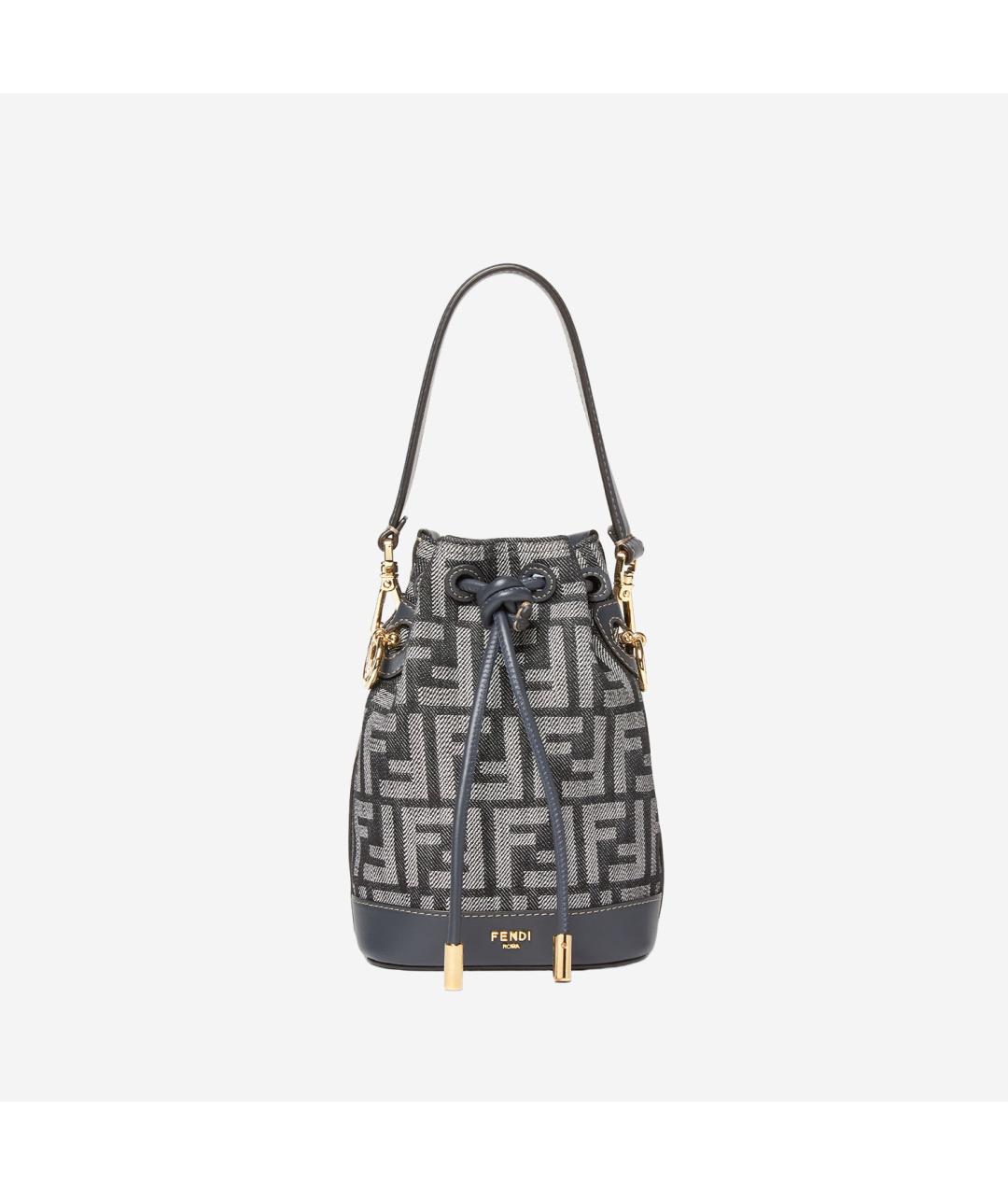 FENDI Мульти тканевая сумка с короткими ручками, фото 5