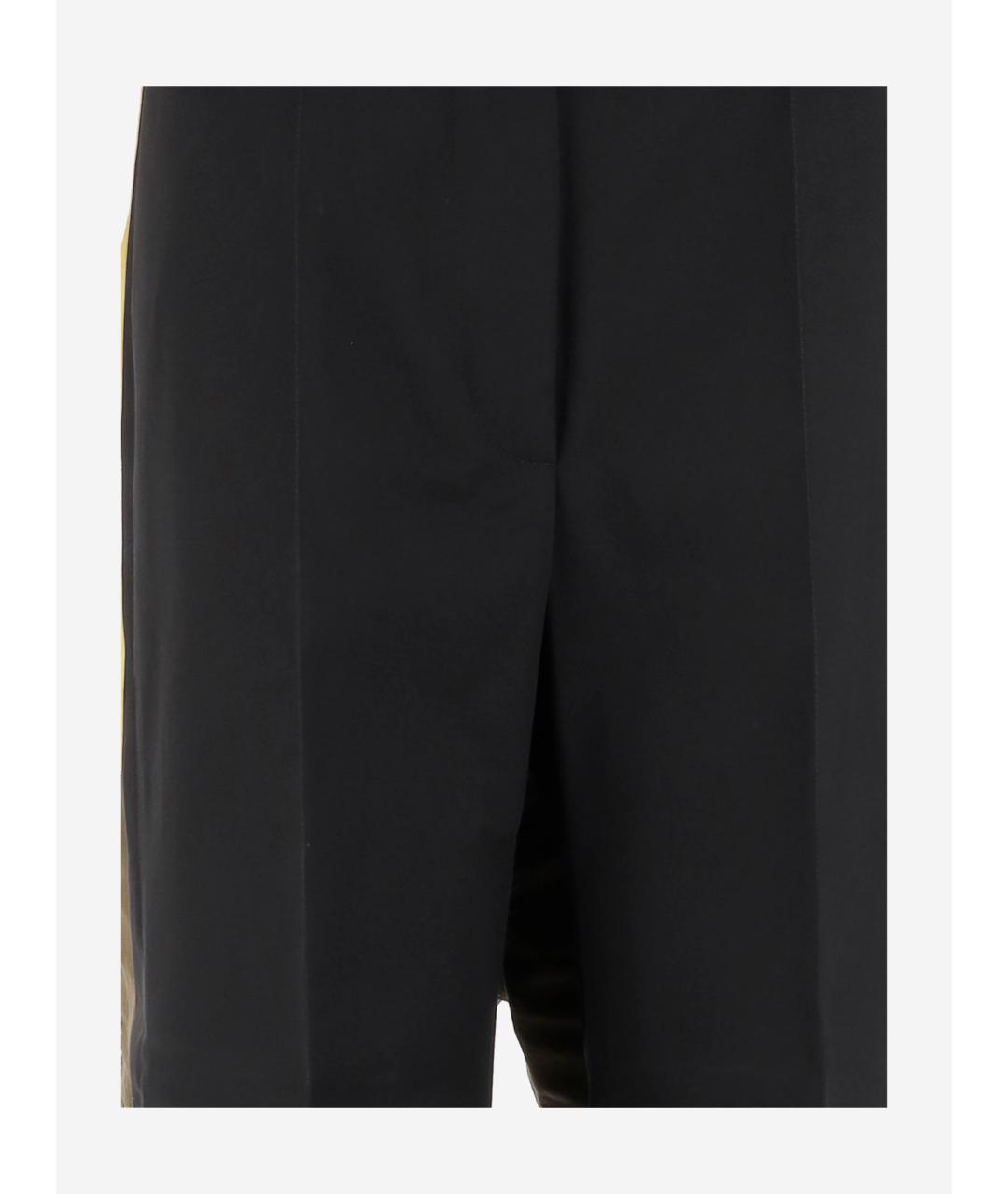 PATOU Черные хлопковые прямые брюки, фото 3