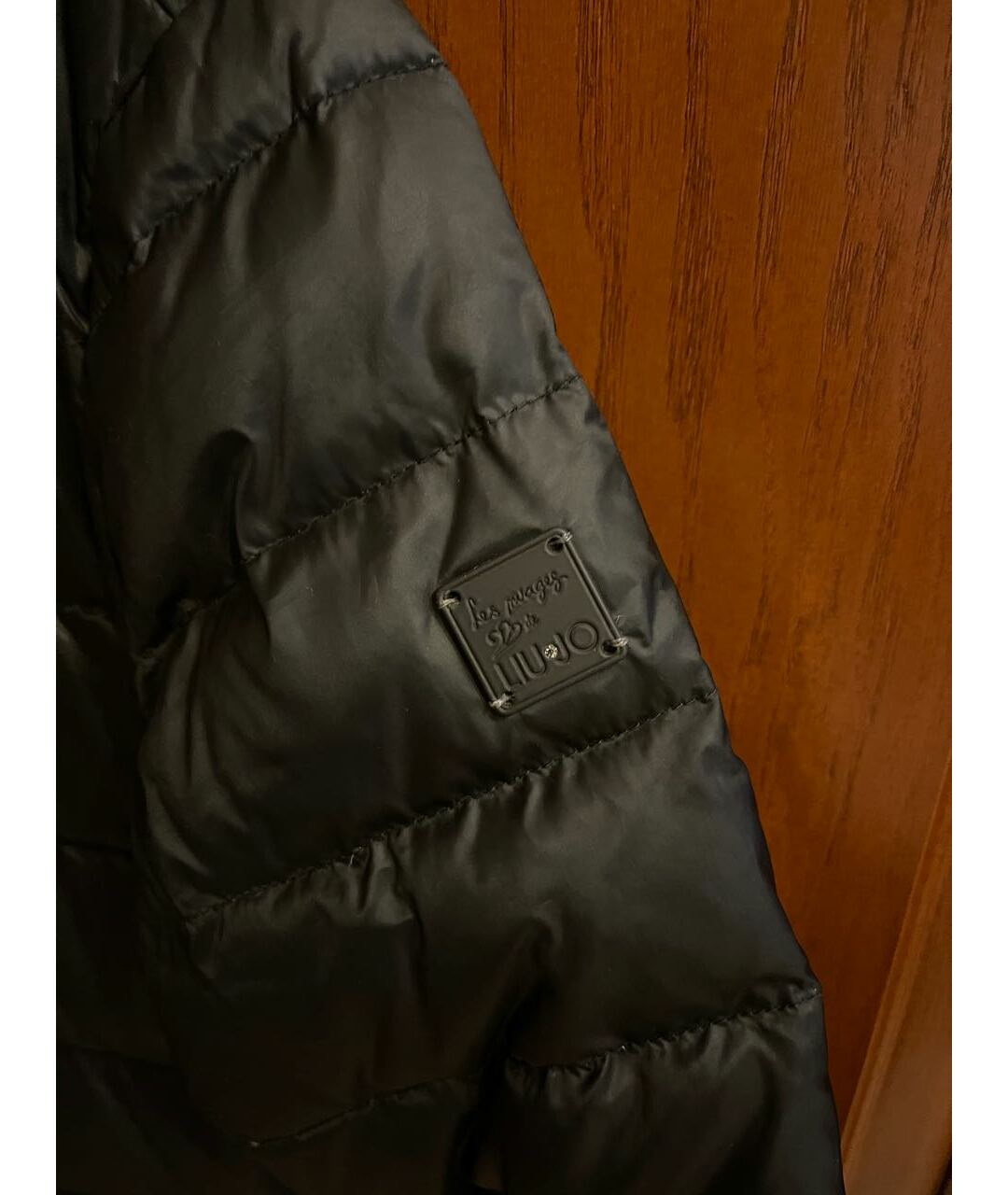 LIU JO Черная полиэстеровая куртка, фото 8
