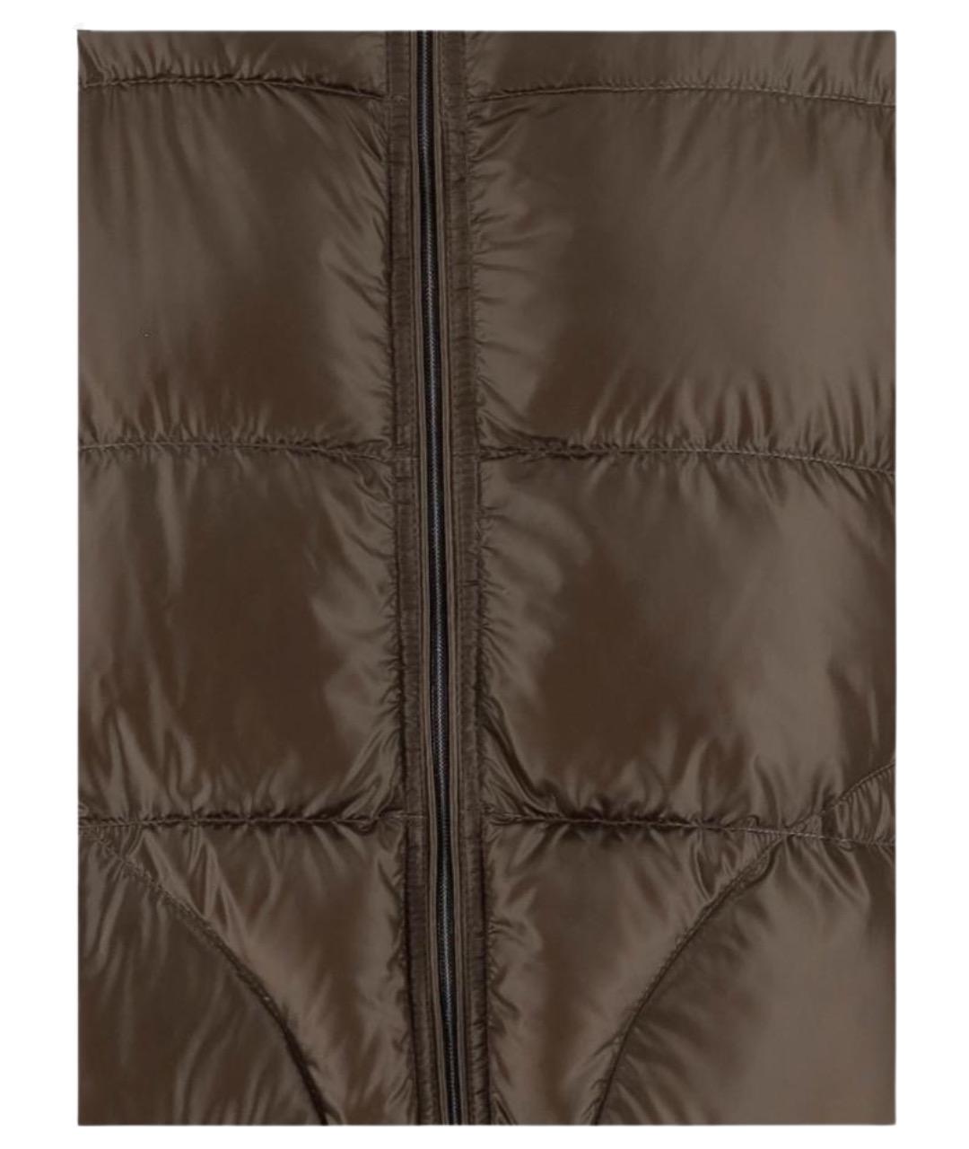 HERNO Хаки полиамидовая куртка, фото 3