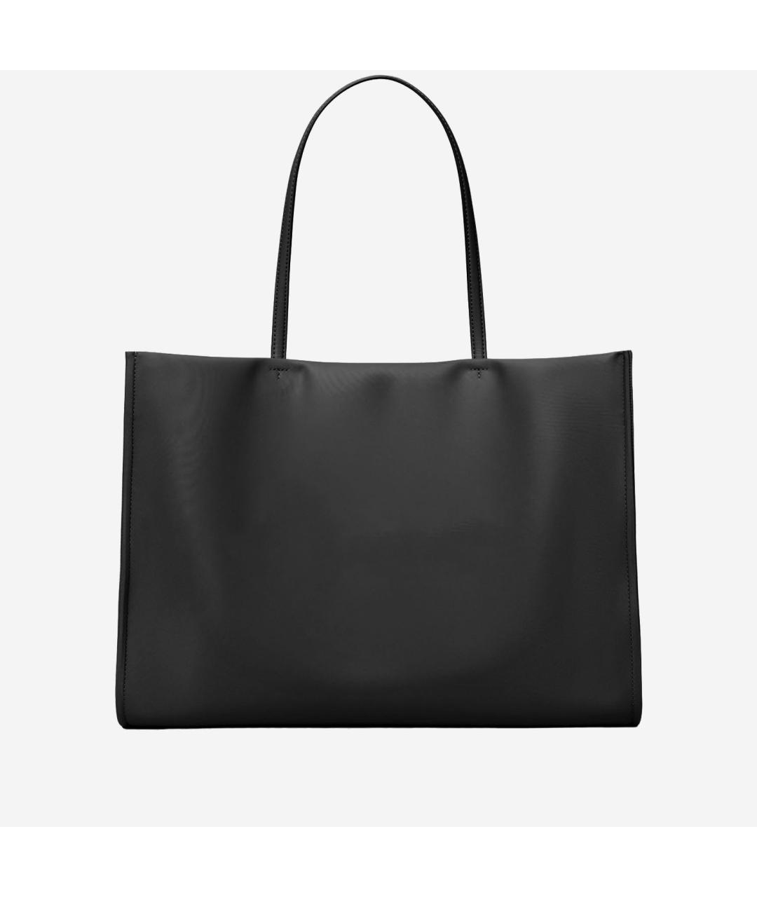 TORY BURCH Черная тканевая сумка тоут, фото 3