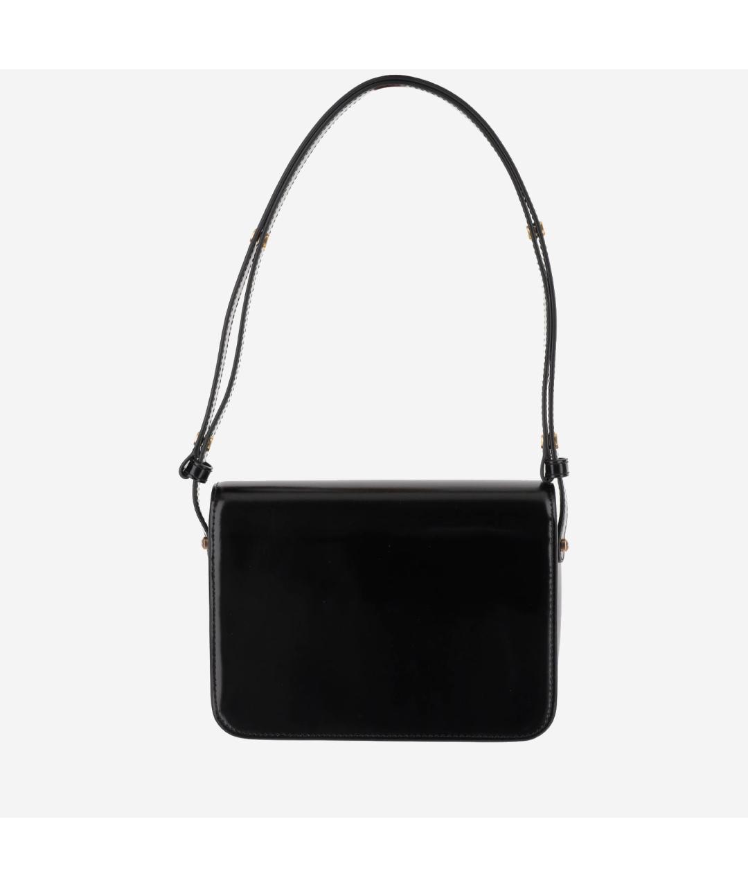 TORY BURCH Черная кожаная сумка через плечо, фото 3