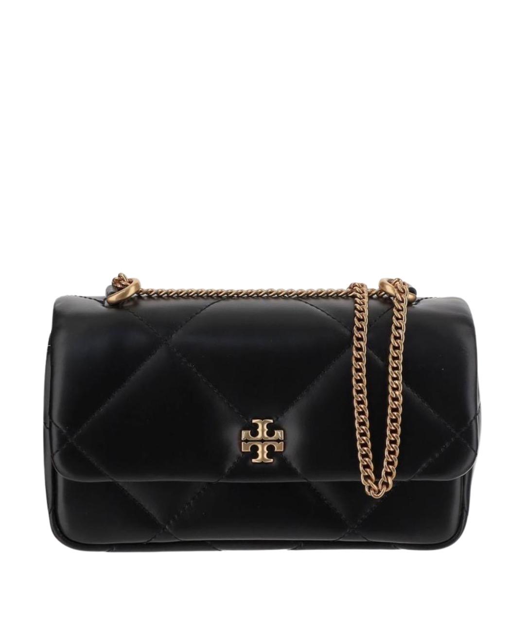 TORY BURCH Черная кожаная сумка через плечо, фото 1