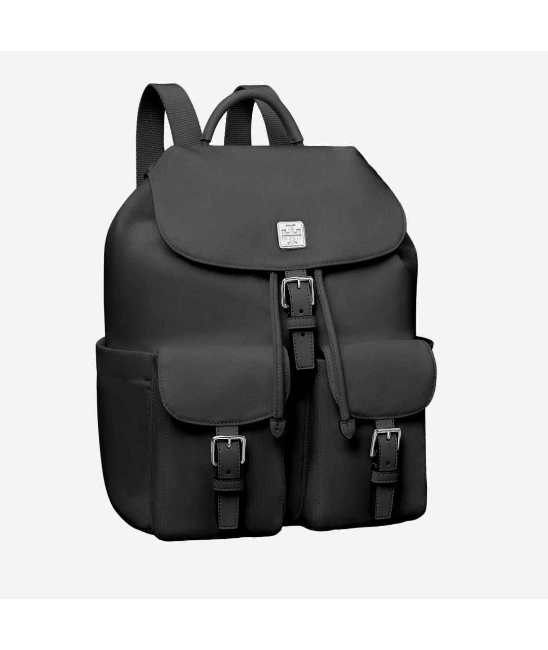 TORY BURCH Черный тканевый рюкзак, фото 2