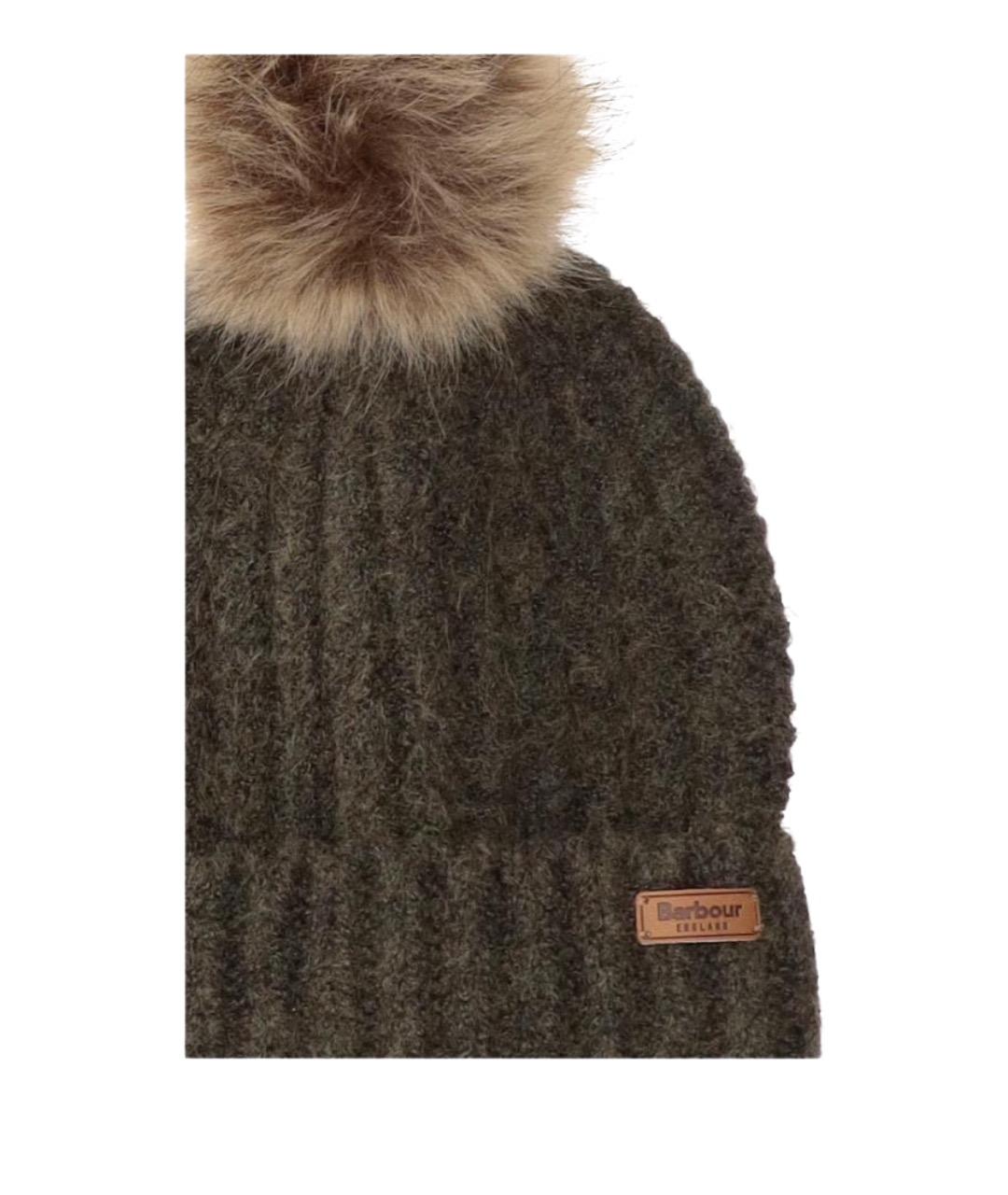 BARBOUR Зеленый шарф, фото 2