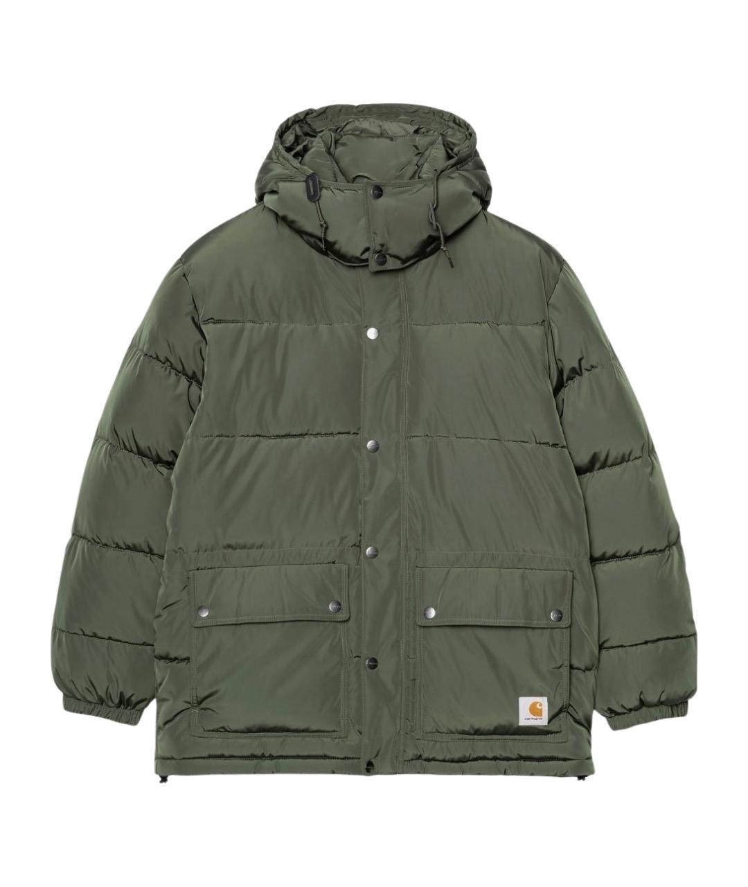 CARHARTT WIP Зеленая полиэстеровая куртка, фото 1