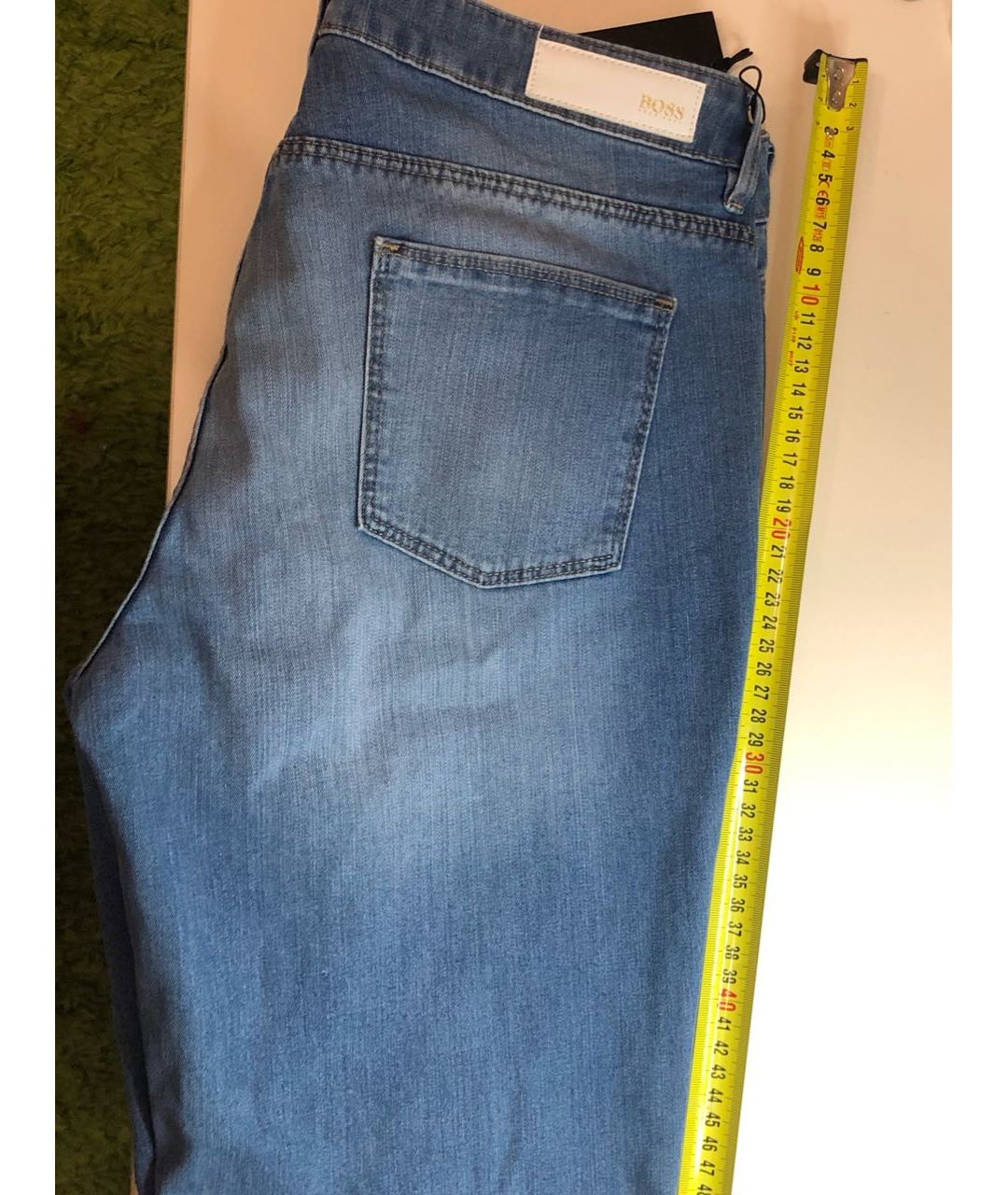 HUGO BOSS Голубые прямые джинсы, фото 2