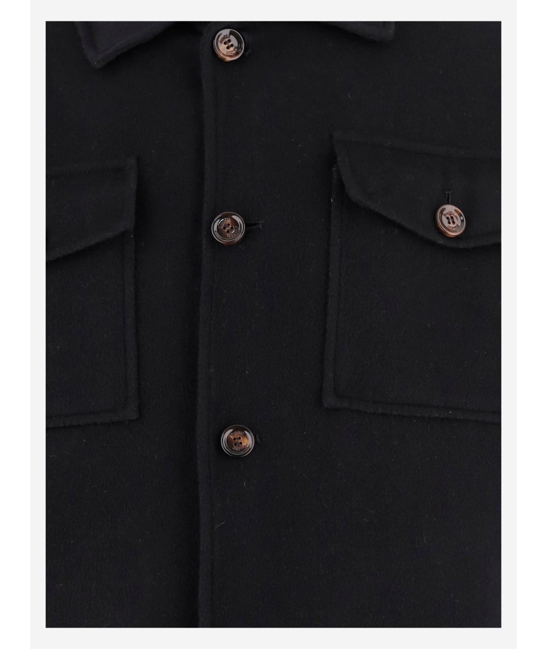 MOORER Темно-синяя шерстяная куртка, фото 3