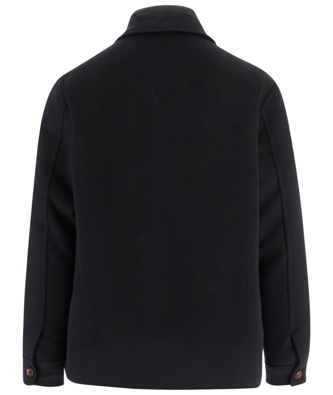 MOORER Темно-синяя шерстяная куртка, фото 2