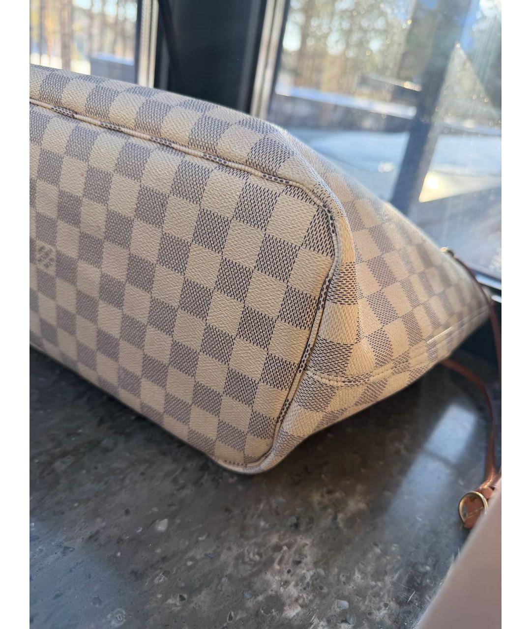 LOUIS VUITTON Белая сумка через плечо, фото 4