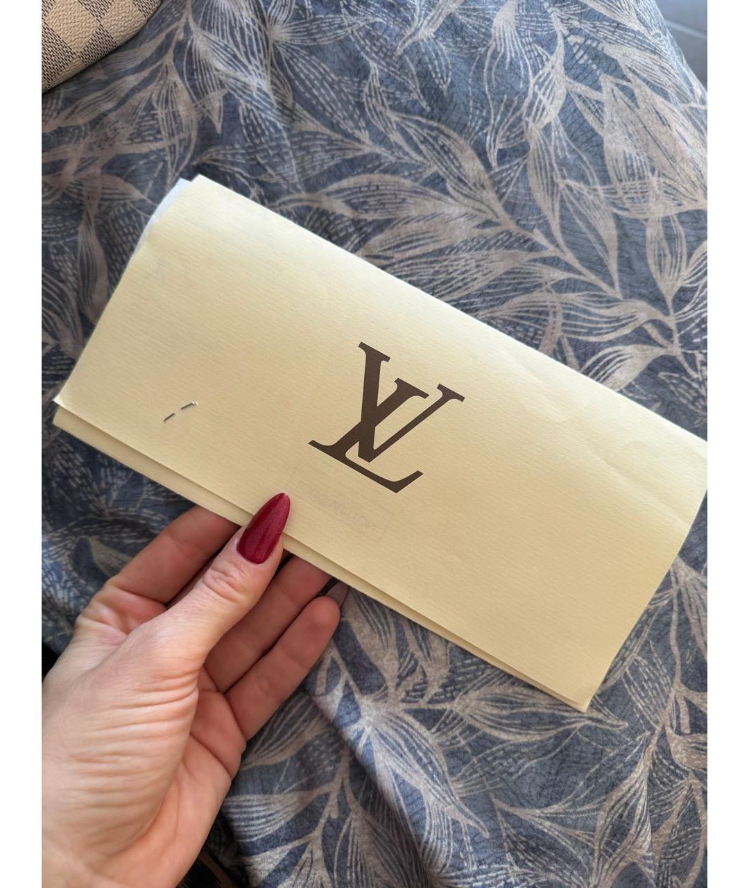 LOUIS VUITTON Белая сумка через плечо, фото 7