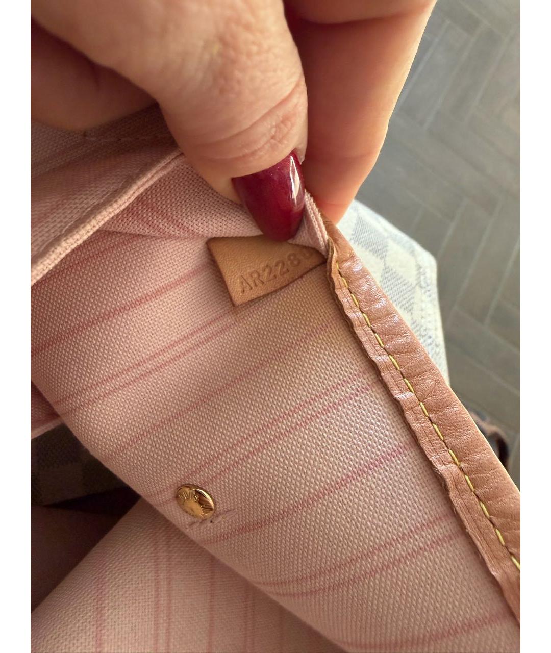 LOUIS VUITTON Белая сумка через плечо, фото 6