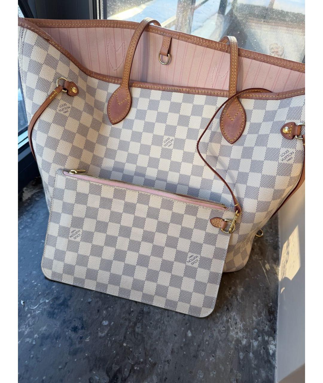 LOUIS VUITTON Белая сумка через плечо, фото 2
