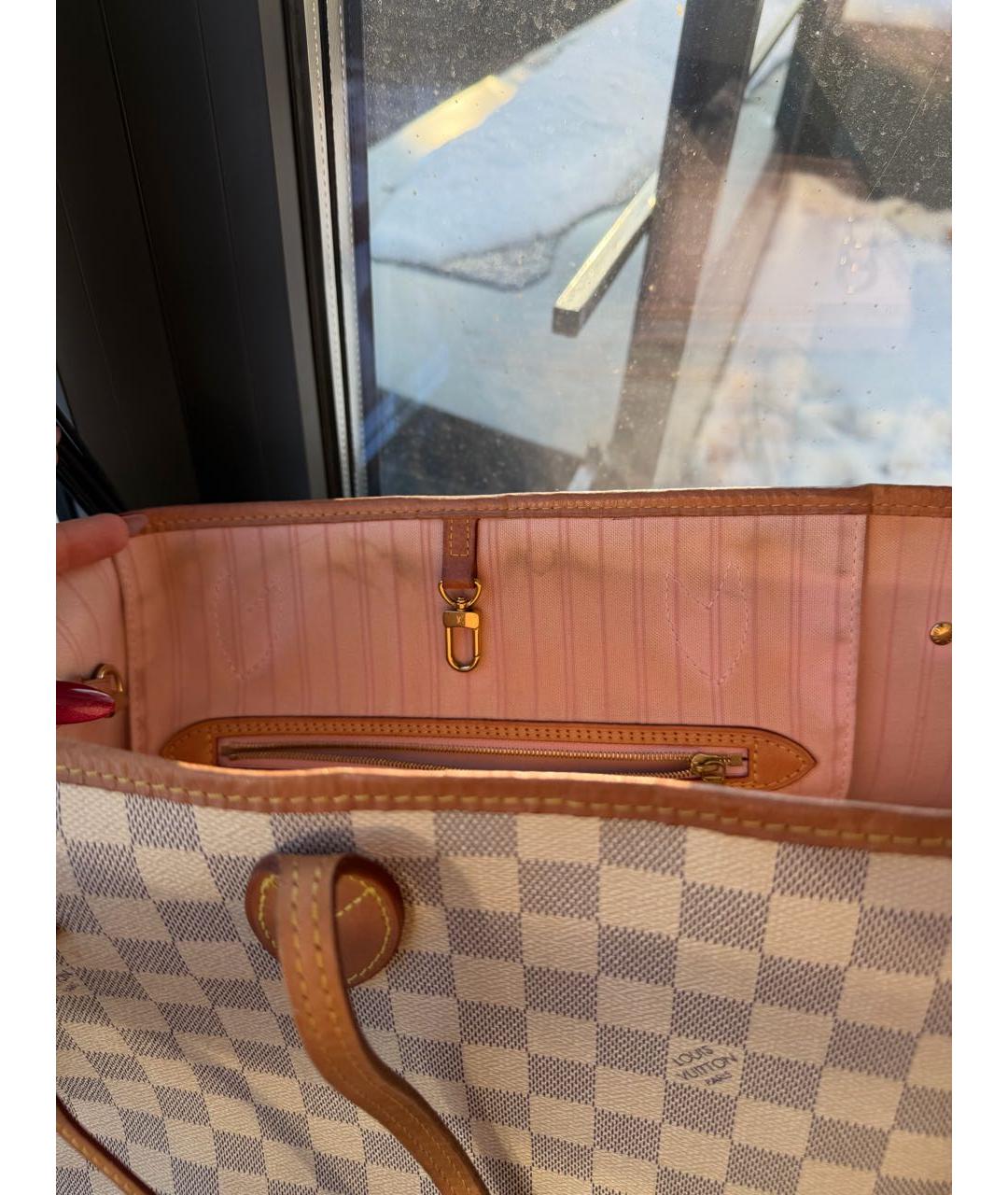 LOUIS VUITTON Белая сумка через плечо, фото 5