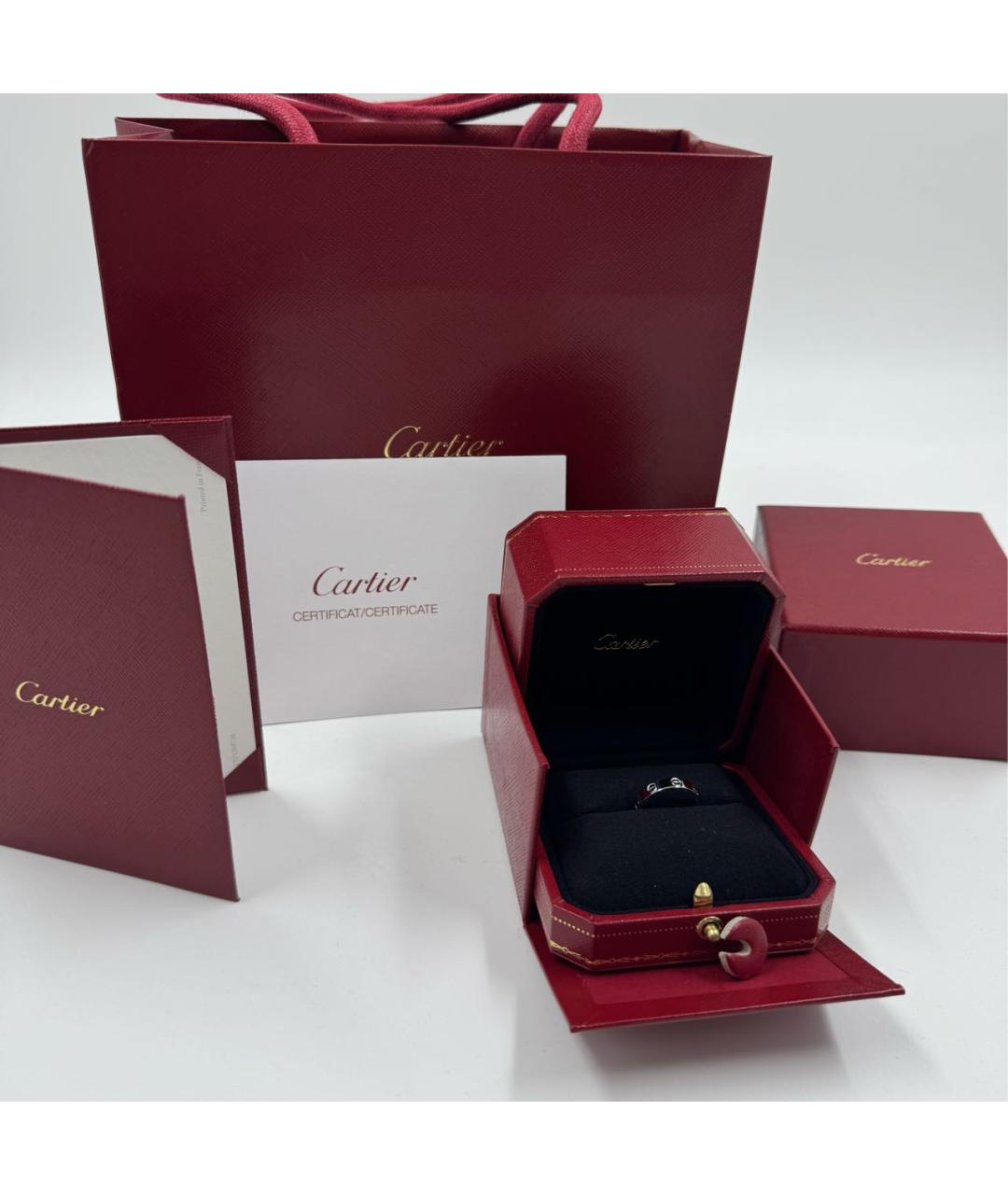 CARTIER Серебряное кольцо из белого золота, фото 2
