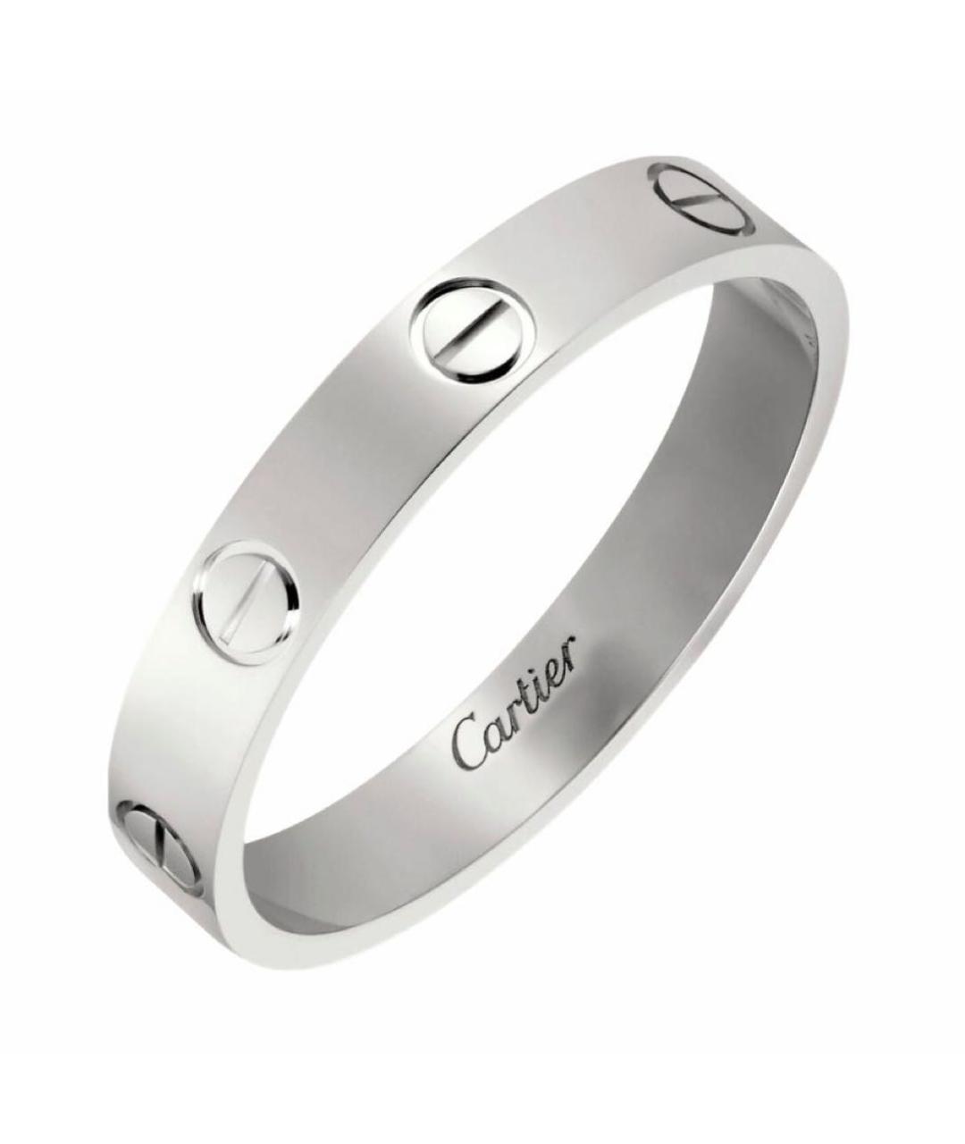 CARTIER Серебряное кольцо из белого золота, фото 1