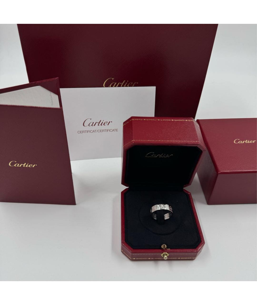 CARTIER Серебряное кольцо из белого золота, фото 2