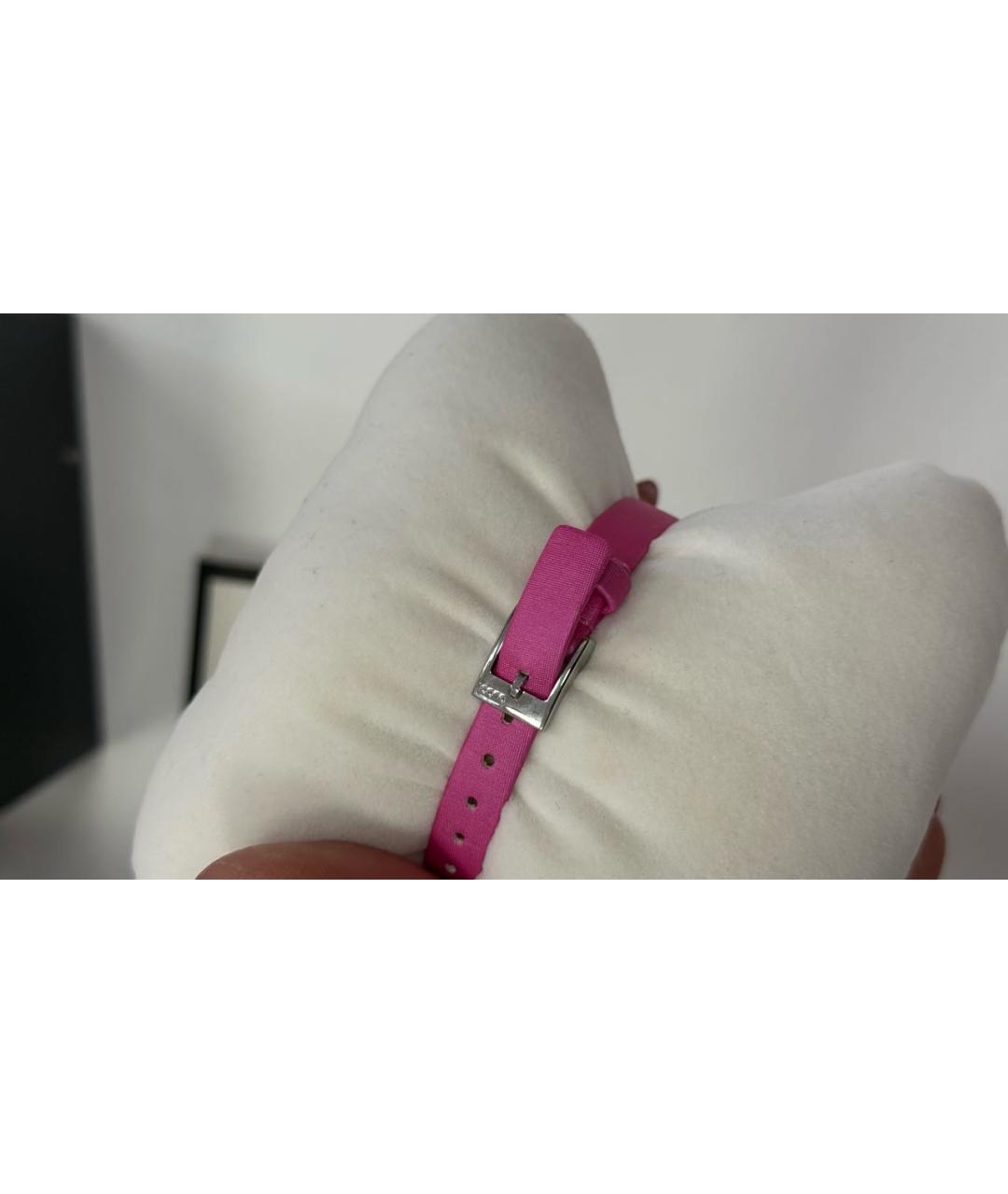 GUCCI Фуксия металлические часы, фото 2