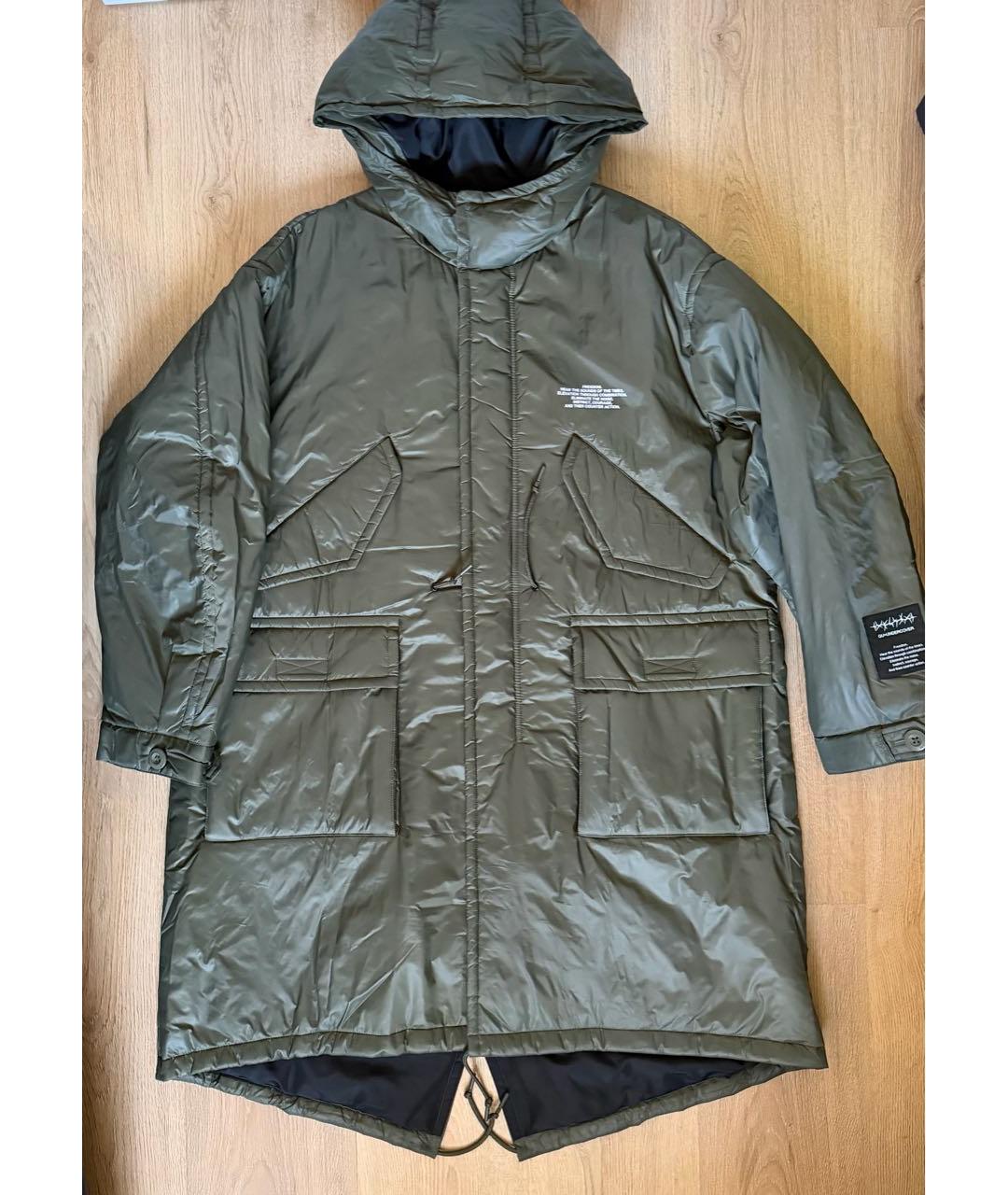 UNDERCOVER Зеленая полиэстеровая куртка, фото 9