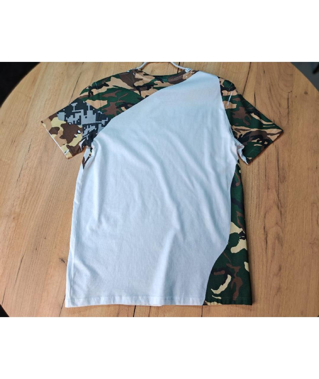 DOLCE&GABBANA Белая хлопковая футболка, фото 4