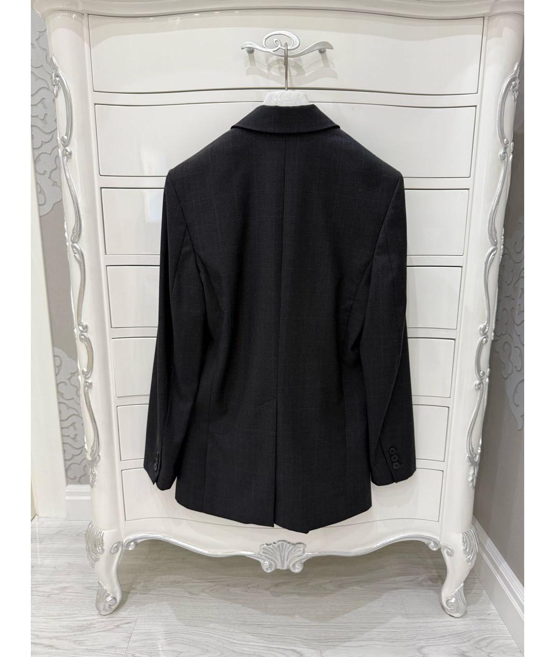 ISABEL MARANT ETOILE Антрацитовый шерстяной жакет/пиджак, фото 2