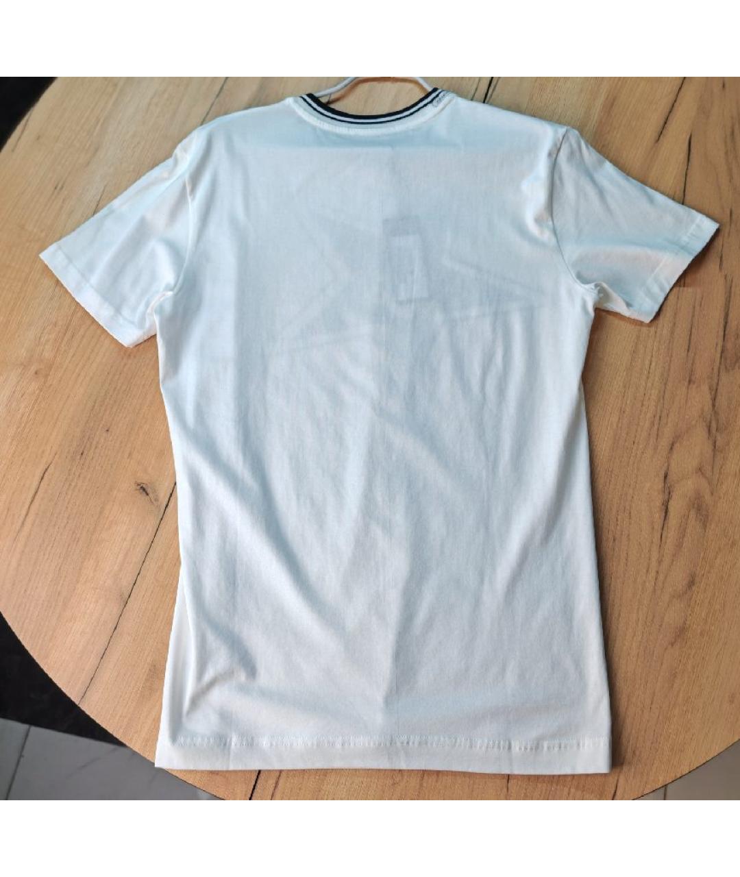 DOLCE&GABBANA Белая хлопковая футболка, фото 6