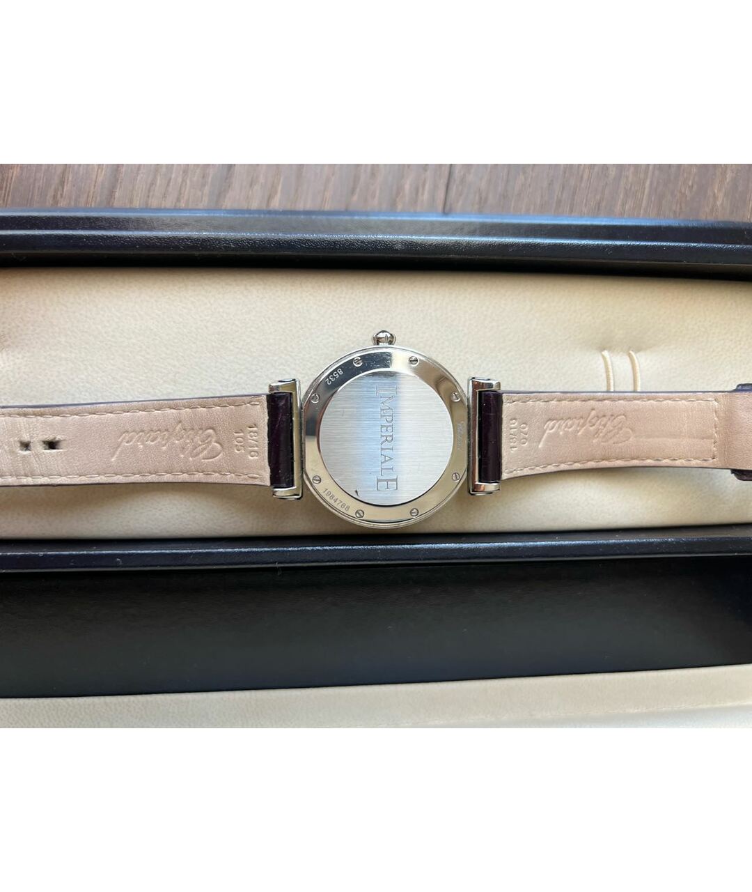 CHOPARD Фиолетовые стальные часы, фото 2