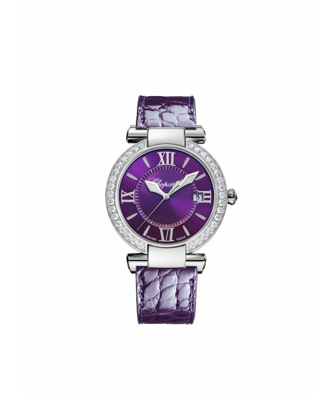 CHOPARD Фиолетовые стальные часы, фото 1