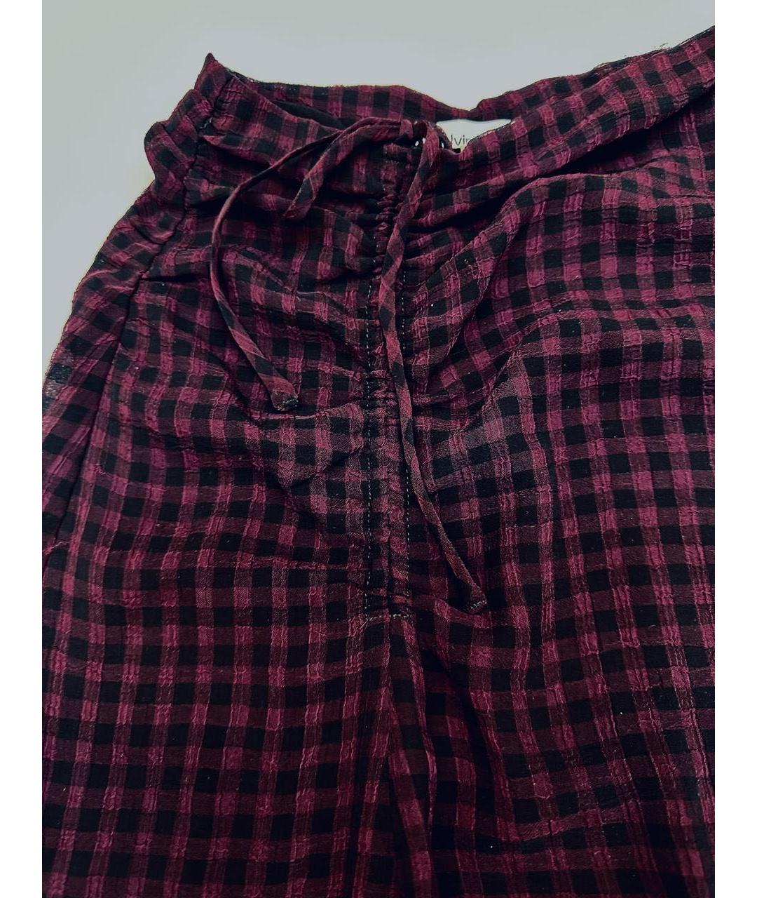 CALVIN KLEIN Фиолетовая шифоновая юбка макси, фото 3