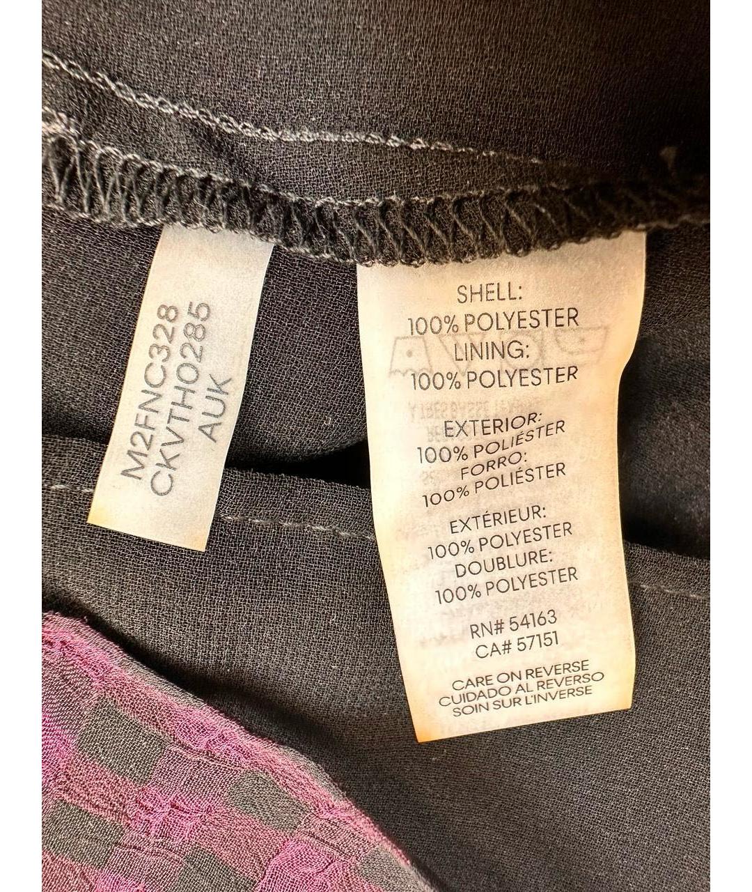 CALVIN KLEIN Фиолетовая шифоновая юбка макси, фото 6