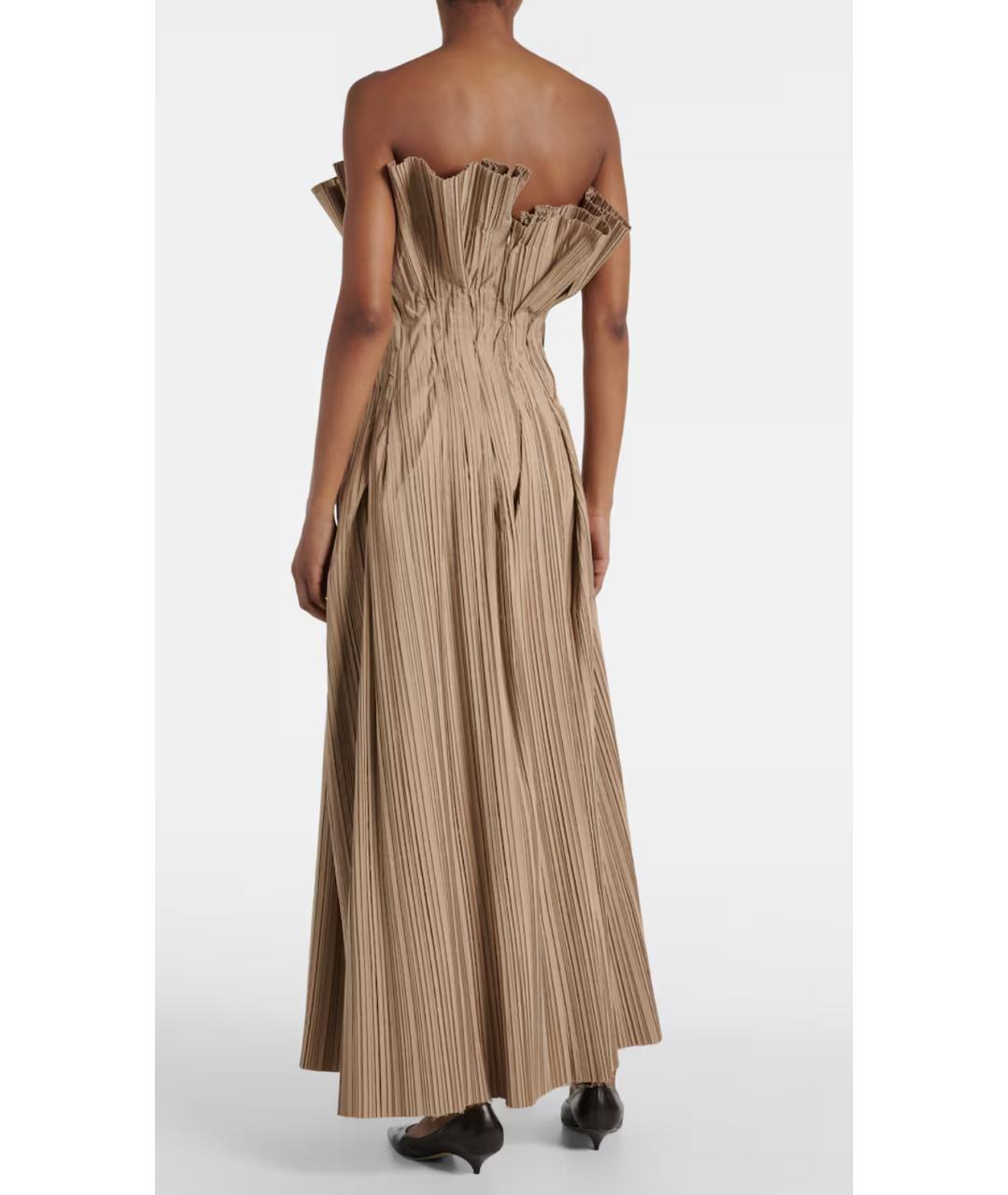 THE ROW Бежевое полиэстеровое вечернее платье, фото 3