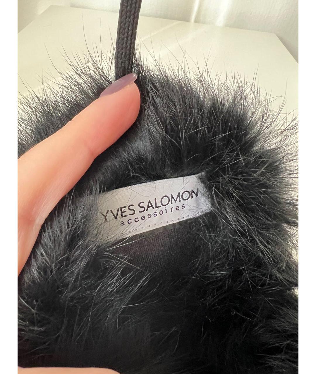 YVES SALOMON Черные наушники, фото 2