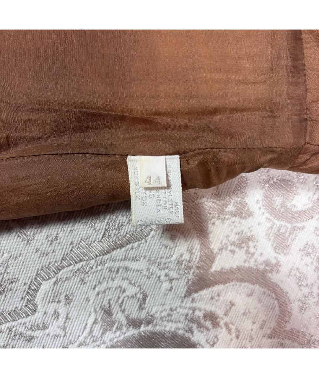 PRADA Коричневый полиэстеровый сарафан, фото 2