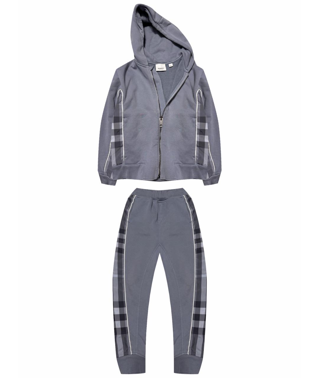 BURBERRY Серый хлопковый комплект, фото 1