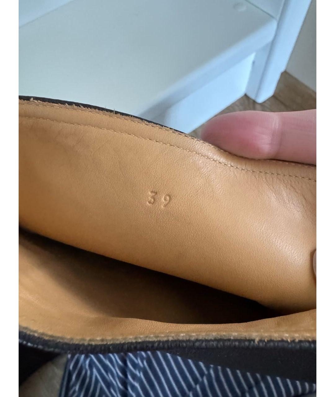 LANVIN Коричневые кожаные сапоги, фото 5