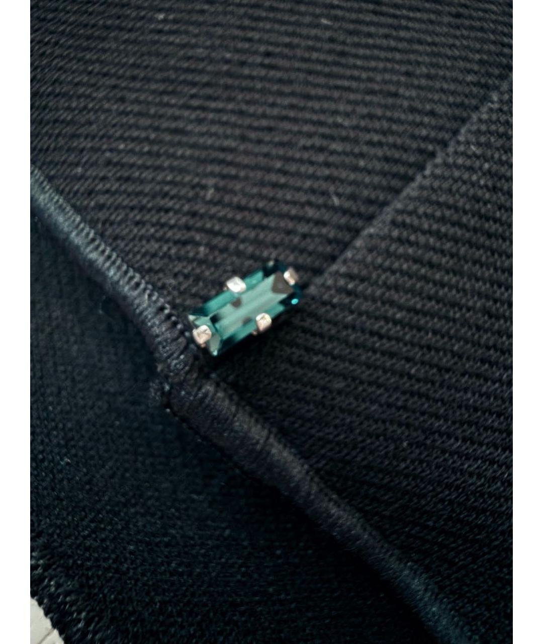 SPORTMAX Черная вискозная юбка миди, фото 4