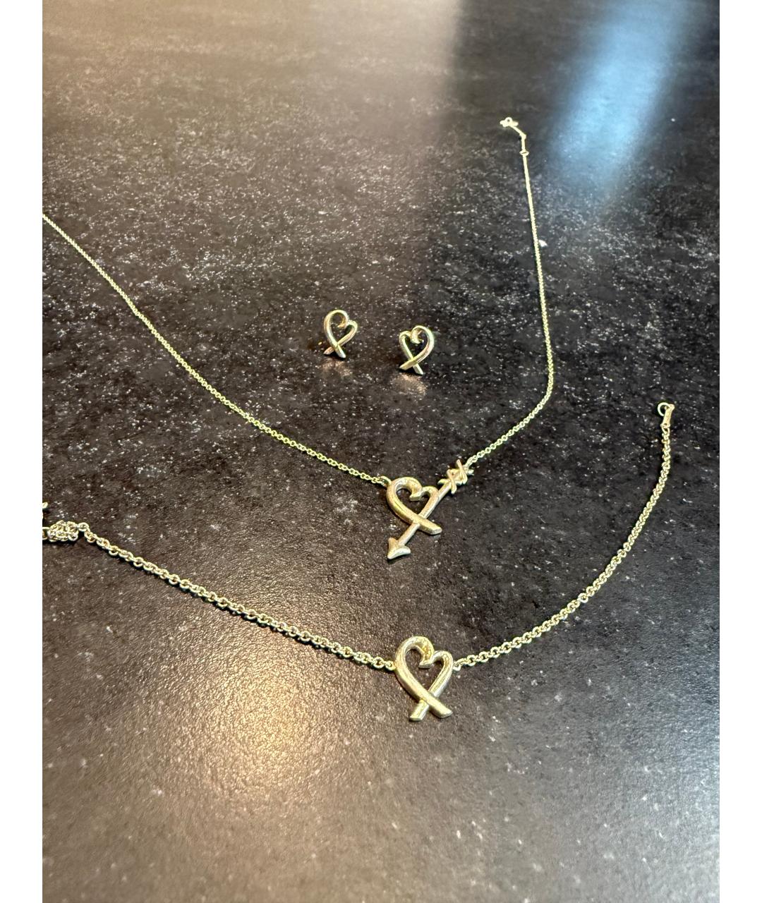 TIFFANY&CO Серебряные серебряные серьги, фото 4