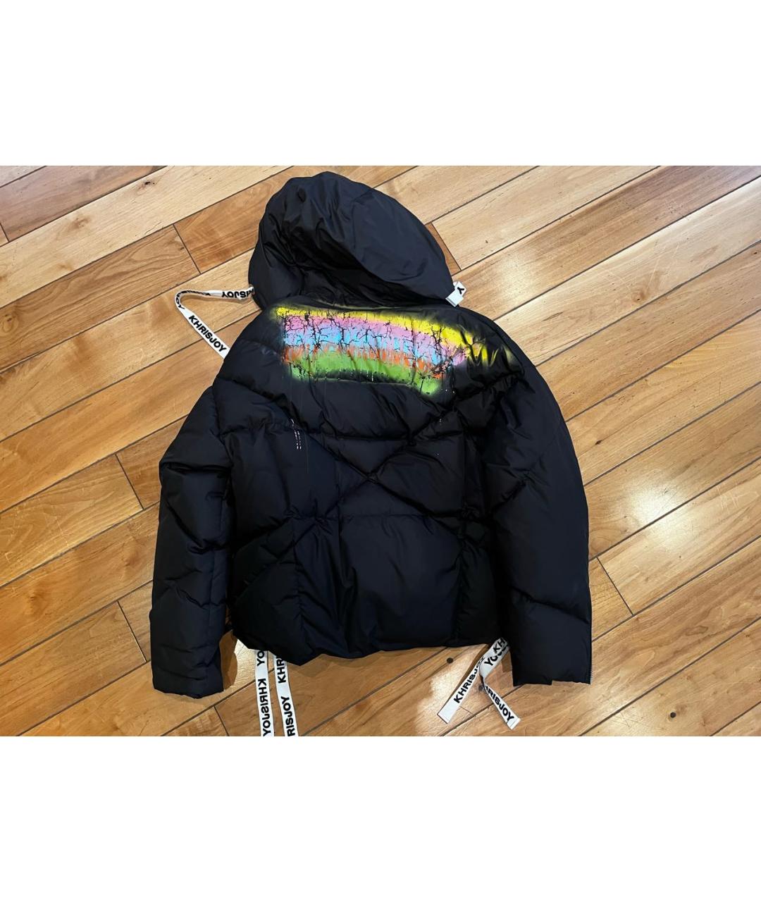 KHRISJOY Черный пуховик, фото 8