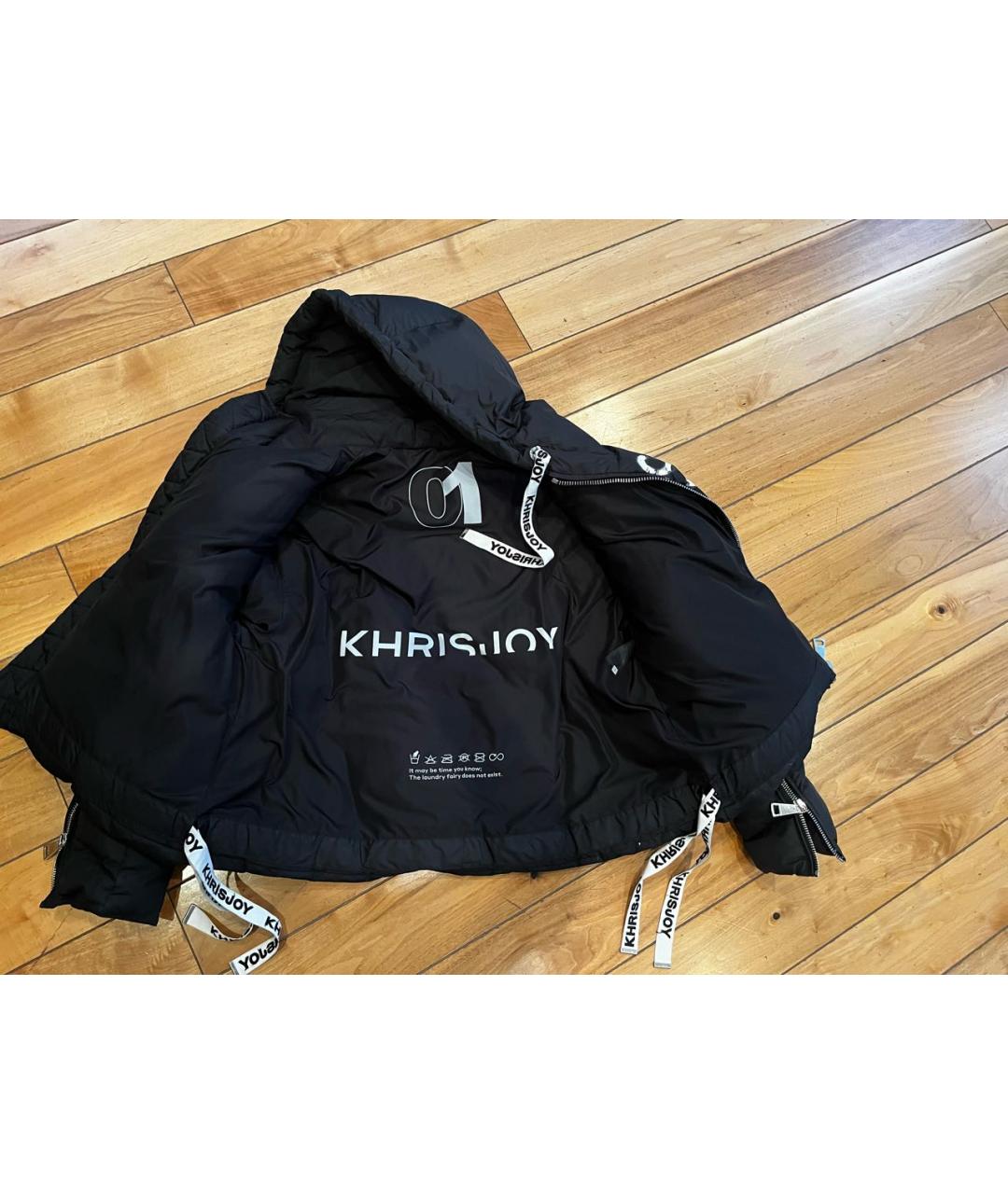 KHRISJOY Черный пуховик, фото 5