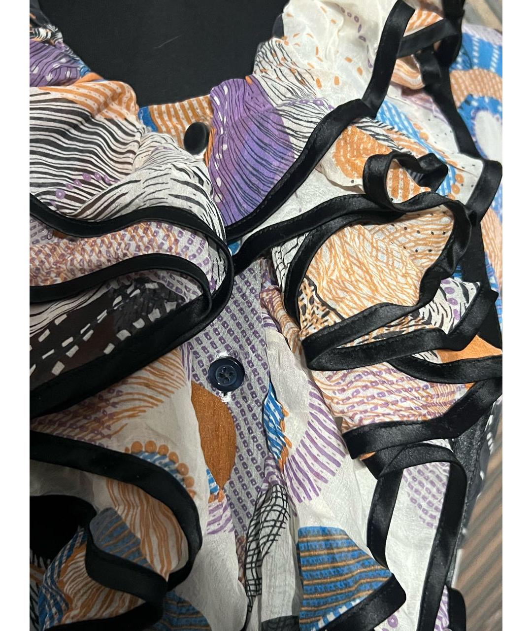 MIU MIU Мульти шелковое повседневное платье, фото 4