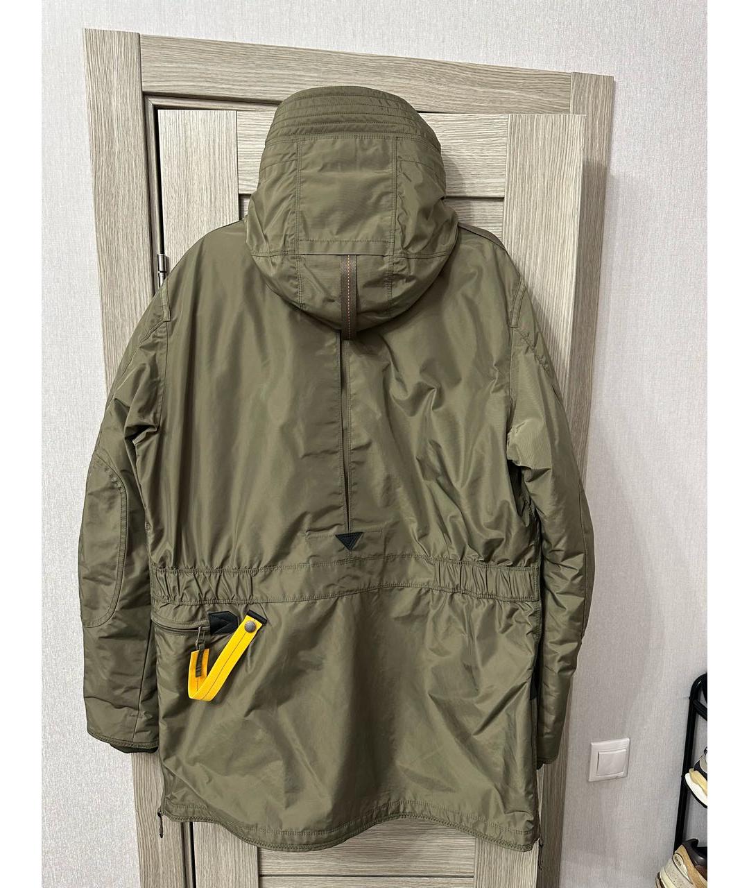 PARAJUMPERS Хаки полиамидовый пуховик, фото 2
