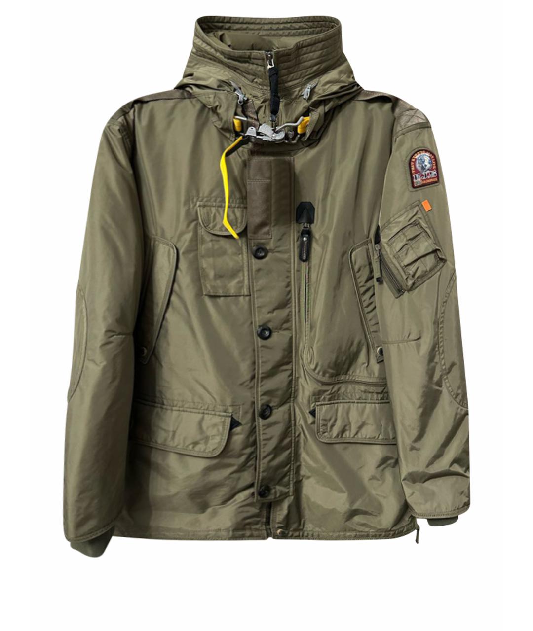 PARAJUMPERS Хаки полиамидовый пуховик, фото 1