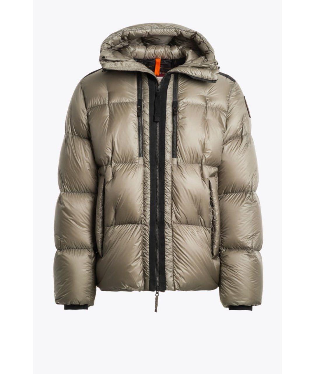 PARAJUMPERS Бежевый полиамидовый пуховик, фото 8