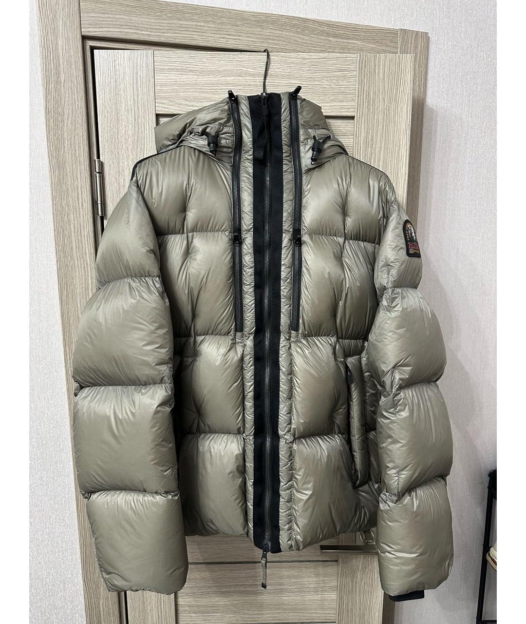 PARAJUMPERS Бежевый полиамидовый пуховик, фото 4