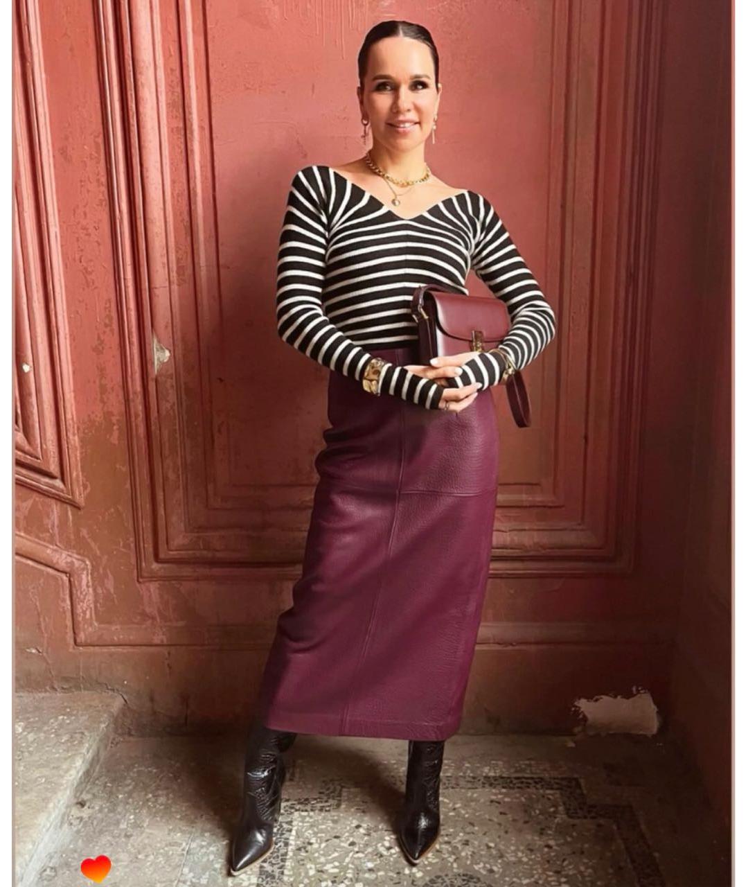 A.P.C. Бордовая кожаная сумка через плечо, фото 6